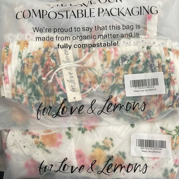 NEW Full Rosalyn Bra and Skirt Set For Love and Lemons 🍋❤️ - Picture 3 of 5